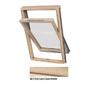 DAKEA BETTER SAFE - Dřevěné střešní okno KAV B1000 - C2A - rozměr 55*78cm